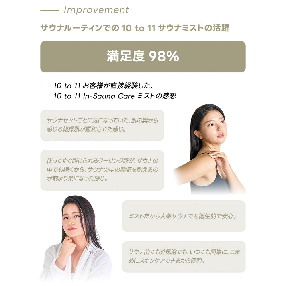 10to11  サウナ SAUNA MIST【サウナー応援グッズ】（送料無料）